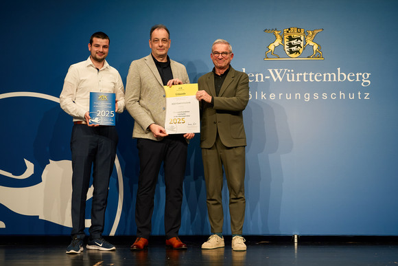 Feierstunde zur Auszeichnung ehrenamtsfreundlicher Arbeitgeber im Bevölkerungsschutz