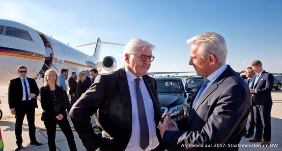 Besuch von Bundespräsident Steinmeier in Baden-Württemberg und Treffen von Minister Strobl