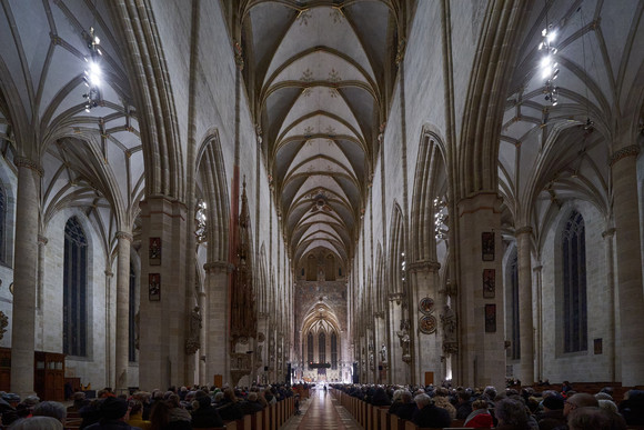 Benefizkonzert des Landespolizeiorchesters Baden-Württemberg im Ulmer Münster.