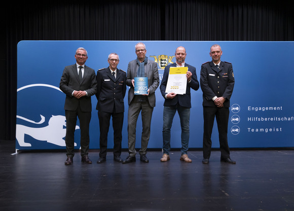 Ehrenamt Auszeichnung ehrenamtsfreundliche Arbeitgeber Kuppenheim Bevölkerungsschutz Auszeichnung