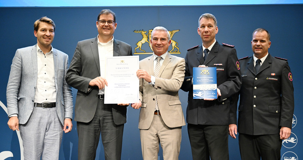 Verleihung Ehrenamtfreundlicher Arbeitgeber in Winnenden