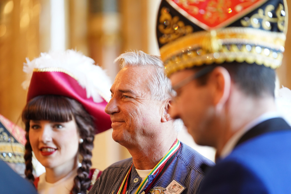 Stv. Ministerpräsident Thomas Strobl empfängt die Karneval- und Fasnachtsvereine des Landes im Neuen Schloss.
