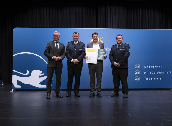 Ehrenamt Auszeichnung ehrenamtsfreundliche Arbeitgeber Kuppenheim Bevölkerungsschutz Auszeichnung