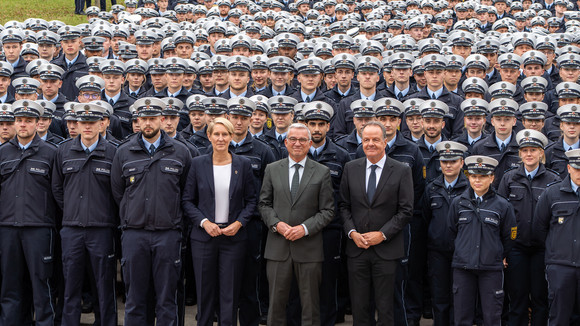 Zentrale Vereidigungsfeier der Polizei Baden-Württemberg