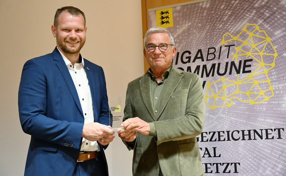 Verleihung Gigabitkommune@BW