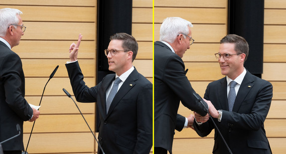 Vereidigung Innenminister Manuel Hagel