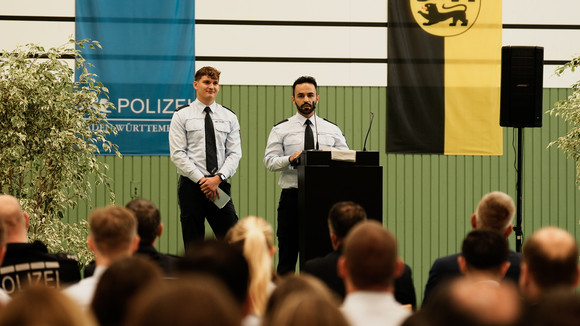 Polizei Weitere Verstärkung für die Polizei Baden-Württemberg Verabschiedung in Lahr, 28. August 2025