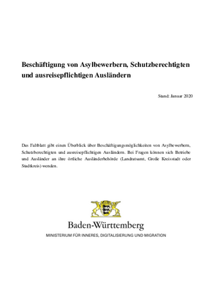 Faltblatt Beschäftigung (PDF)