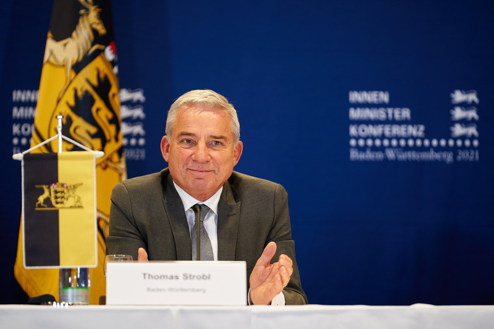 Pressekonferenz der Herbstsitzung der Innenministerkonferenz 