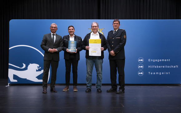 Ehrenamt Auszeichnung ehrenamtsfreundliche Arbeitgeber Kuppenheim Bevölkerungsschutz Auszeichnung