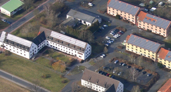 Die ehemalige Polizeiakademie Wertheim. Quelle: Polizei Baden-Württemberg