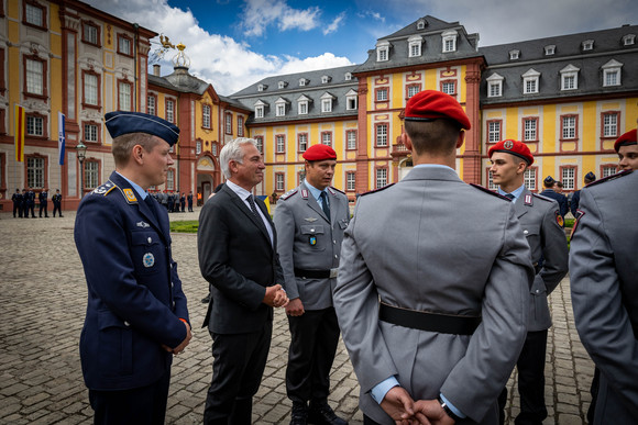 Bundeswehr Feierliches Gelöbnis in Bruchsal