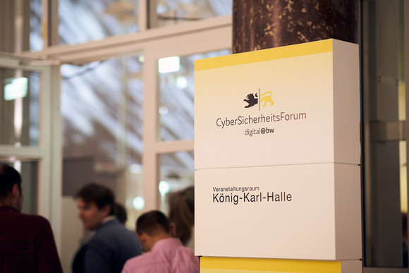 Veranstaltung 1. CyberSicherheitsForum 1. CyberSicherheitsForum im Haus der Wirtschaft. (Bild: © Steffen Schmid)