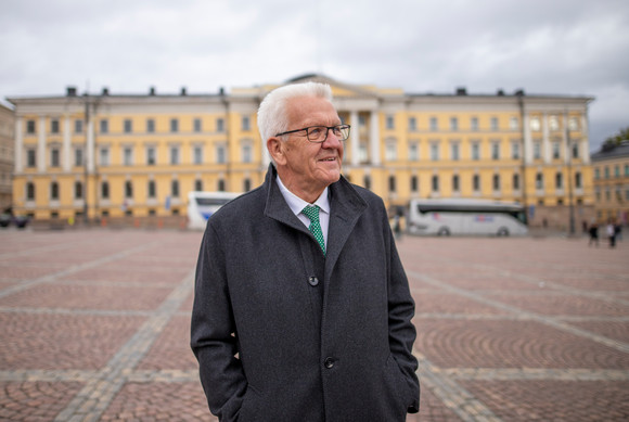 Auslandsbeziehungen Delegationsreise nach Finnland und Schweden Ministerpräsident Winfried Kretschmann in Helsinki (Finnland) (Bild: Staatsministerium Baden-Württemberg)