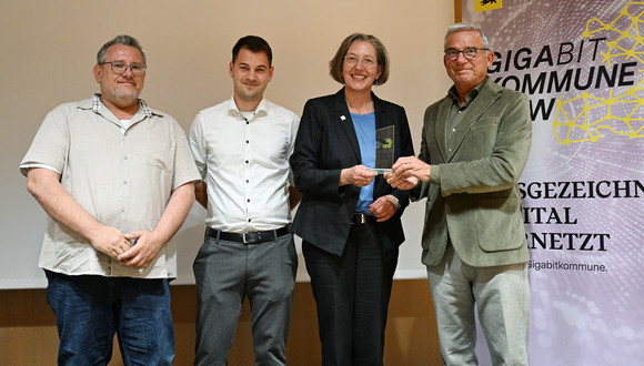 Verleihung Gigabitkommune@BW
