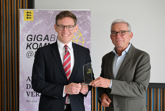 Verleihung Gigabitkommune@BW