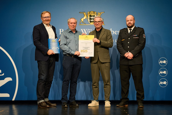 Feierstunde zur Auszeichnung ehrenamtsfreundlicher Arbeitgeber im Bevölkerungsschutz