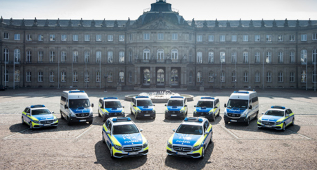 Fahrzeuge Polizei. Quelle Mercedes Benz