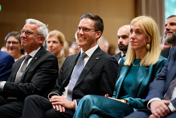 Feierlicher Empfang im Innenministerium für Innenminister Manuel Hagel