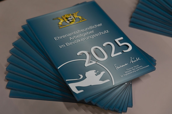 Ehrenamt Auszeichnung ehrenamtsfreundliche Arbeitgeber Kuppenheim Bevölkerungsschutz Auszeichnung