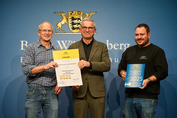 Feierstunde zur Auszeichnung ehrenamtsfreundlicher Arbeitgeber im Bevölkerungsschutz