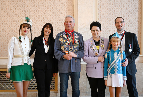 Fastnacht Empfang der Karnevals- und Fasnachtsvereine 2024 Närrischer Staatsempfang mit Stv. Ministerpräsidenten und Innenminister Thomas Strobl