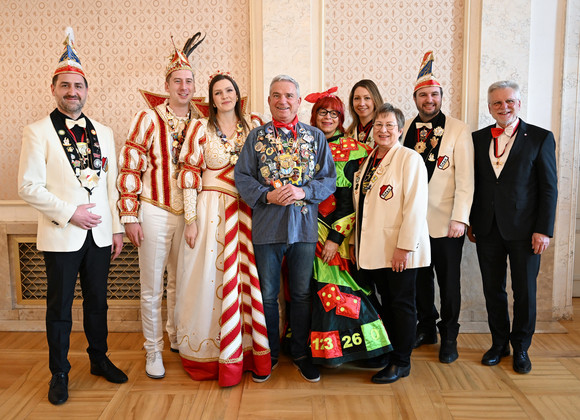 Fastnacht Empfang der Karnevals- und Fasnachtsvereine 2024 Närrischer Staatsempfang mit Stv. Ministerpräsident und Innenminister Thomas Strobl