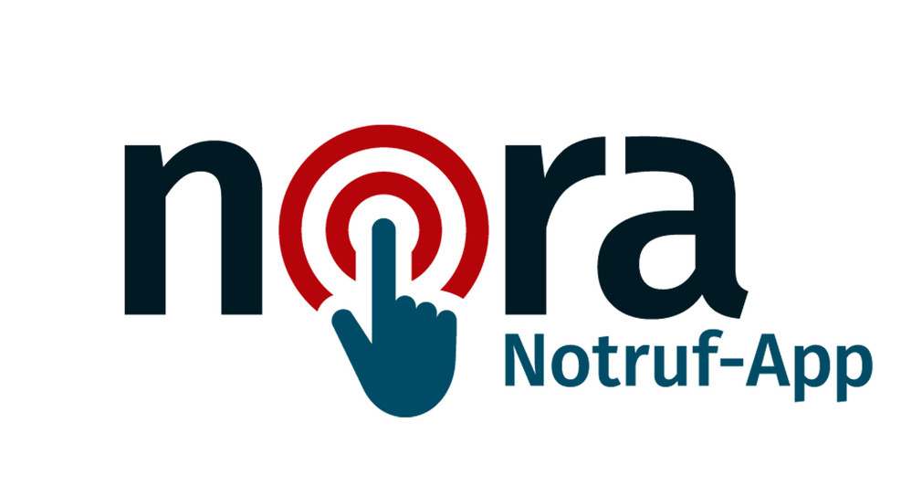 Logo der nora Notruf App, Urheber: Ministerium des Innern des Landes Nordrhein-Westfalen 