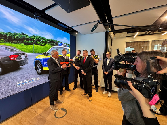 Vorstellung Lasergestützes Schießtrainingssystem für die Polizei Baden-Württemberg