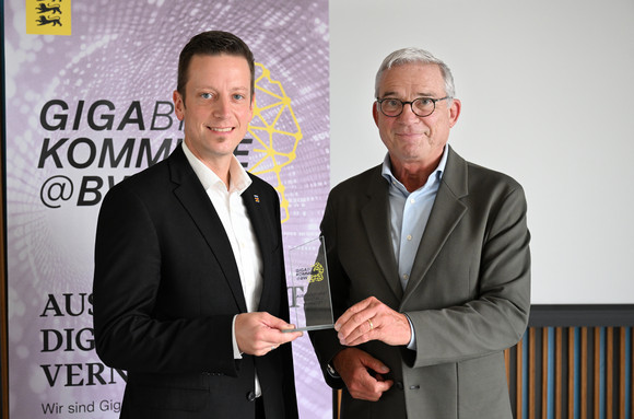 Verleihung Gigabitkommune@BW
