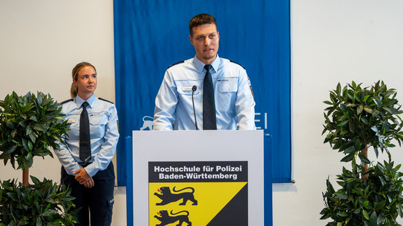 Polizei Weitere Verstärkung für die Polizei Baden-Württemberg Verabschiedung in Bruchsal, 28. August 2025