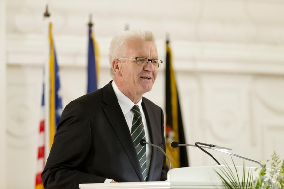 Internationales 70 Jahre Rede der Hoffnung Ministerpräsident Winfried Kretschmann