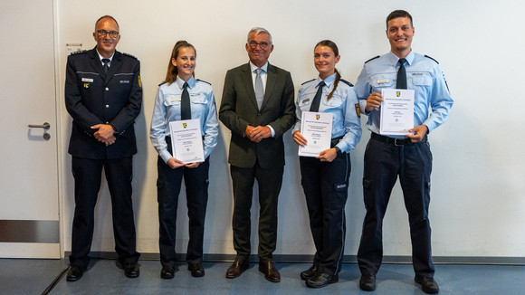Polizei Weitere Verstärkung für die Polizei Baden-Württemberg Verabschiedung in Bruchsal, 28. August 2025