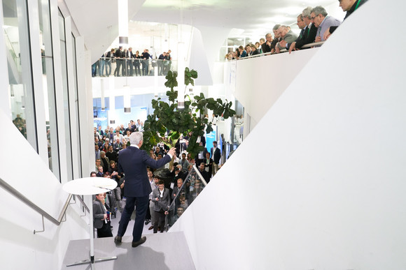 Minister Thomas Strobl bei der Morgenstadt-Werkstatt. Fotograf Steffen Schmid.