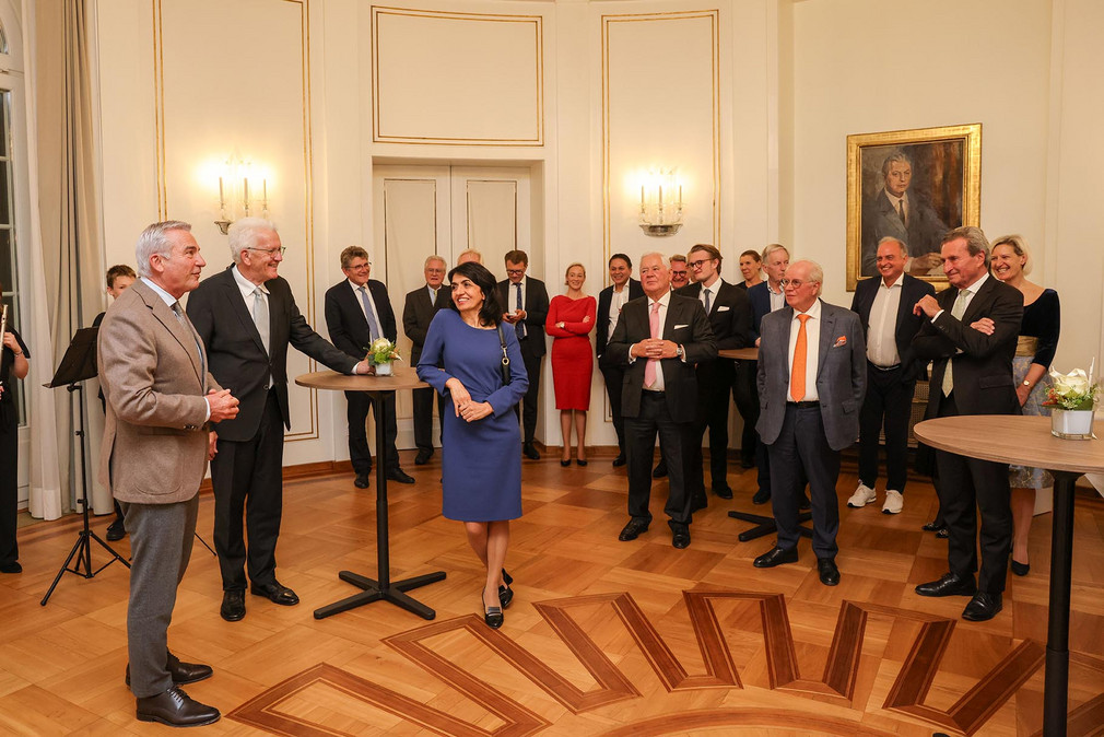 Empfang in der Villa Reitzenstein anlässlich des 70. Geburtstags von Günter Oettinger