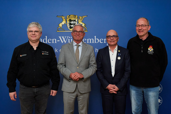 Verleihung des Bevölkerungsschutz Ehrenzeichen