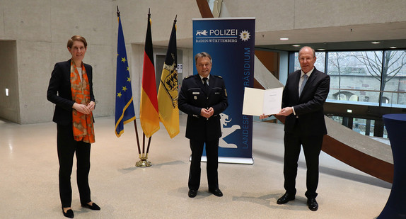 Präsident des PP Konstanz Gerold Sigg wird in den Ruhestand verabschiedet