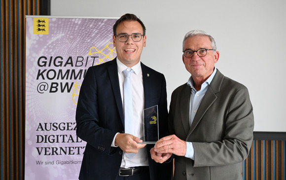 Verleihung Gigabitkommune@BW