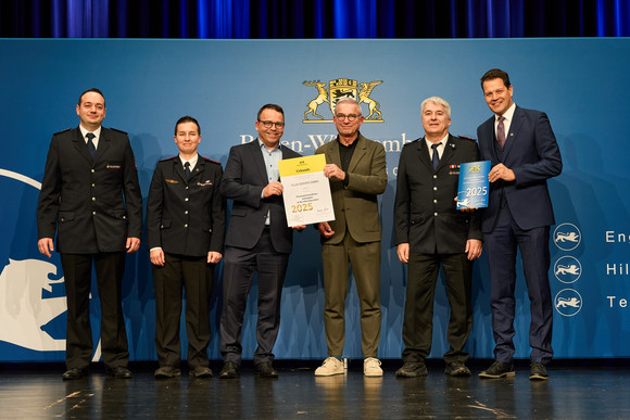 Feierstunde zur Auszeichnung ehrenamtsfreundlicher Arbeitgeber im Bevölkerungsschutz