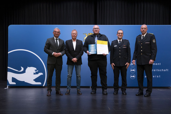 Ehrenamt Auszeichnung ehrenamtsfreundliche Arbeitgeber Kuppenheim Bevölkerungsschutz Auszeichnung