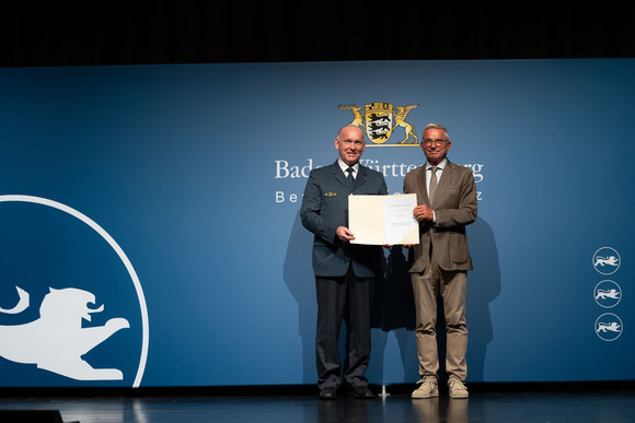 Bevölkerungsschutz Verleihung des Bevölkerungsschutz-Ehrenzeichens Verleihung Bevölkerungsschutz-Ehrenzeichen 2025