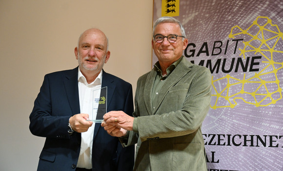 Verleihung Gigabitkommune@BW
