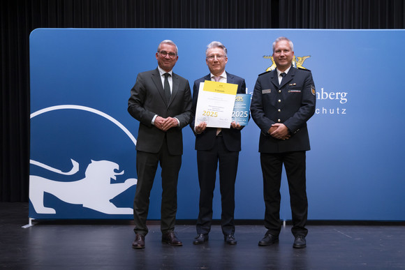 Ehrenamt Auszeichnung ehrenamtsfreundliche Arbeitgeber Kuppenheim Bevölkerungsschutz Auszeichnung