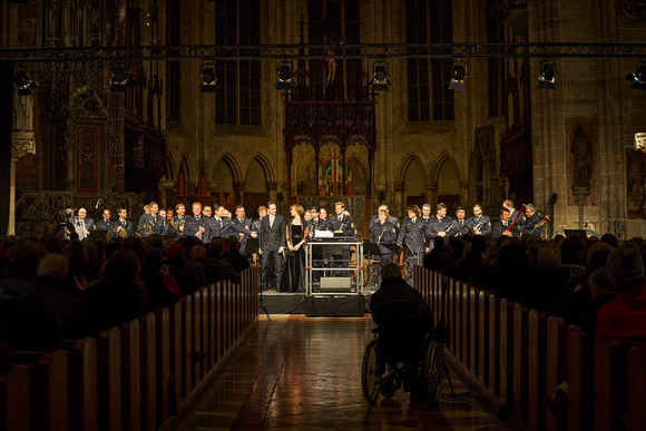 Benefizkonzert des Landespolizeiorchesters Baden-Württemberg im Ulmer Münster.