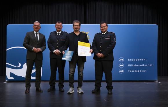 Ehrenamt Auszeichnung ehrenamtsfreundliche Arbeitgeber Kuppenheim Bevölkerungsschutz Auszeichnung