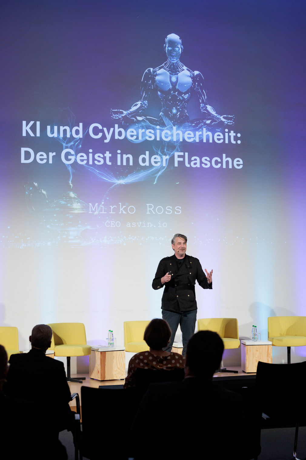 Vortrag von Mirko Ross zu KI und Cybersicherheit