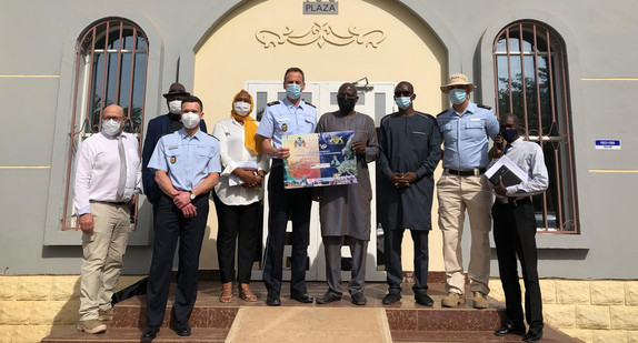 Delegation der Polizei Baden-Württemberg in Gambia 