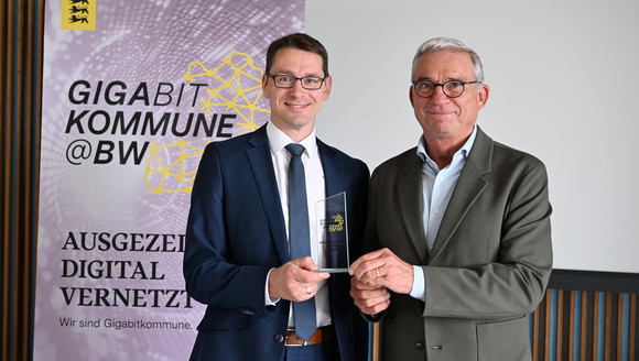 Verleihung Gigabitkommune@BW