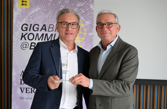 Verleihung Gigabitkommune@BW