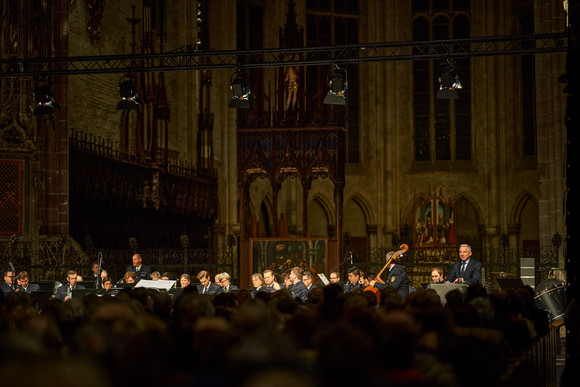 Benefizkonzert des Landespolizeiorchesters Baden-Württemberg im Ulmer Münster.